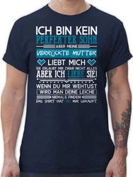 Shirtracer T-Shirt Ich bin kein perfekter Sohn weiß