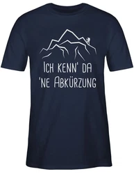 Shirtracer T-Shirt Ich kenn' da 'ne Abkrzung Hobby Outfit Dunkelblau/Grau/Hellblau/Blau