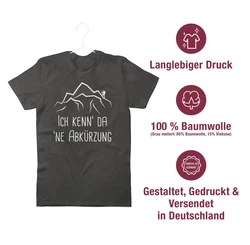 Shirtracer T-Shirt Ich kenn' da 'ne Abkrzung Hobby Outfit Grau/Schwarz/Hellblau/Dunkelgrün/Dunkelgrau/Rot