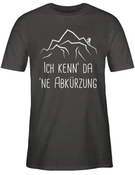 Shirtracer T-Shirt Ich kenn' da 'ne Abkrzung Hobby Outfit Grau/Schwarz/Hellblau/Dunkelgrün/Dunkelgrau/Rot