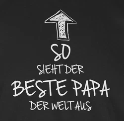 Shirtracer T-Shirt So sieht der beste Papa der Welt aus Braun/Lila/Beige