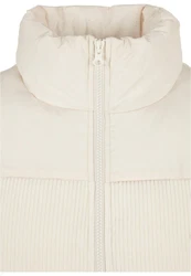 URBAN CLASSICS Jerseyweste Cord Vest Beige/Khaki/Weiß/Creme/Braun