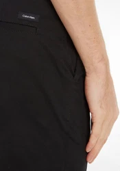Calvin Klein Stoffhose mit Grtel Schwarz/Khaki/Dunkelbraun