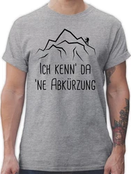 Shirtracer T-Shirt Ich kenn' da 'ne Abkürzung schwarz