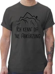 Shirtracer T-Shirt Ich kenn' da 'ne Abkürzung schwarz