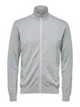 SELECTED HOMME Strickjacke 'Berg' (1) Grau/Hellgrau