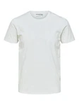 SELECTED HOMME T-Shirt SLHAEL Weiß/Creme/Grau/Khaki