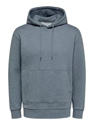 SELECTED HOMME Hoodie SLHRELAXJACKMAN Grau/Dunkelblau/Hellgrau/Dunkelgrau/Blau