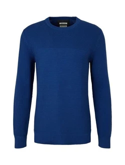 TOM TAILOR Strickpullover Basic Structured