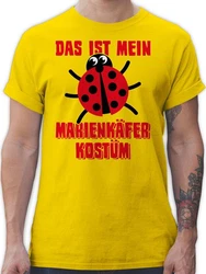 Shirtracer T-Shirt Das ist mein Marienkfer Kostüm Gelb/Rosa/Dunkelrot