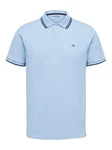 SELECTED HOMME Poloshirt 'SLHDante' Blau/Hellblau