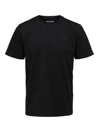 T-Shirt SLHASPEN LOGO (1-tlg) aus Baumwollmix