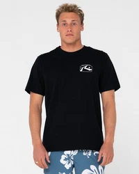 Rusty T-Shirt ADVOCATE SHORT SLEEVE TEE Schwarz/Dunkelblau/Blau/Braun/Rot