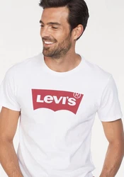 LEVI'S T-Shirt Graphic Set-In Neck Weiß