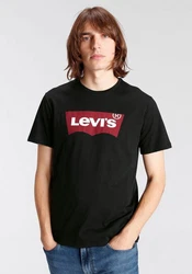 LEVI'S T-Shirt Graphic Set-In Neck Rot/Schwarz/Braun