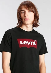 LEVI'S T-Shirt Graphic Set-In Neck Rot/Schwarz/Braun