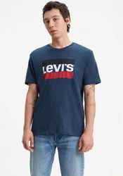 Levi's Herren Sportswear Logo Graphic T-Shirt Dunkelblau/Rot