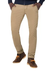 Timezone Chinohose SLIM JANNOTZ Khaki/Beige