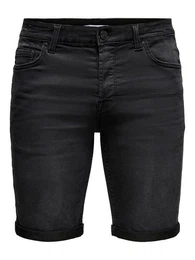 Jeansshorts ONSPLY REG BLK JOG SHT PK 8581 mit Stretch