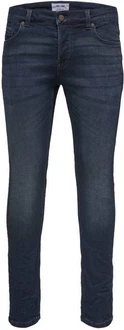 ONLY & SONS Skinny-fit Jeans ONSLoom (1-tlg) Dunkelblau/Hellblau/Blau