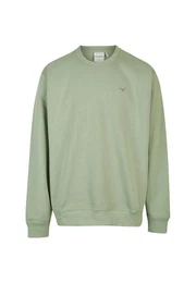 Sweatshirt Ligull Boxy mit kleiner Mwenstickerei