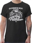 Shirtracer T-Shirt Ich schnarche nicht ich trume dass ich ein Traktor bin wei