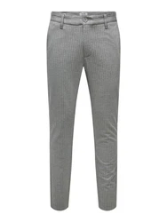 ONLY & SONS Chinohose ONSMARK PANT STRIPE GW 3727 Grau/Hellgrau/Dunkelgrau