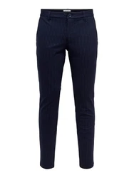ONLY & SONS Chinohose ONSMARK PANT STRIPE GW 3727 Dunkelblau