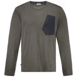 Dolomite Langarmshirt Pelmo Dri Long-sleeve Tee Herren Dunkelgrün/Khaki/Dunkelgrau