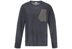 Dolomite Langarmshirt Pelmo Dri Long-sleeve Tee Herren Dunkelblau/Grau/Dunkelgrau/Braun/Hellgrau