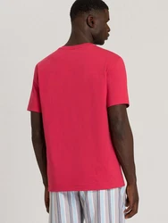 Hanro T-Shirt Living Shirts Rot/Dunkelrot