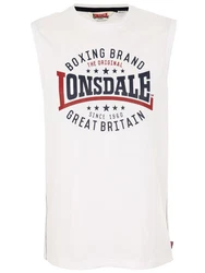Lonsdale T-Shirt St.Agnes Creme/Weiß/Hellblau/Rot