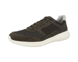 Geox Herren Sneaker U Monreale Khaki/Dunkelgrün/Grau/Braun