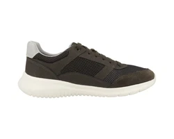Geox Herren Sneaker U Monreale Khaki/Dunkelgrün/Grau/Braun