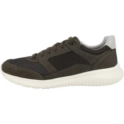 Geox Herren Sneaker U Monreale Khaki/Dunkelgrün/Grau/Braun