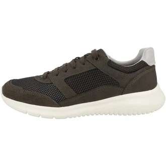 Geox Herren Sneaker U Monreale Khaki/Dunkelgrün/Grau/Braun