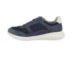 Geox Herren Sneaker U Monreale Dunkelblau/Blau/Grau/Hellblau