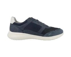 Geox Herren Sneaker U Monreale Dunkelblau/Blau/Grau/Hellblau