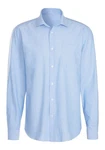H.I.S Langarmhemd mit Kentkragen Hellblau/Blau