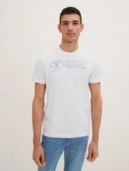 TOM TAILOR T-Shirt Weiß/Creme