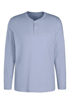 H.I.S Henleyshirt Langarm mit Knopfleiste H.I.S Henleyshirt Langarm mit Knopfleiste