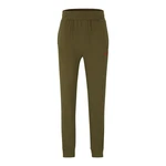 HUGO Loungehose Labelled Pants Khaki/Dunkelgrün