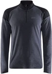 Craft Rollkragenshirt CORE EDGE THERMAL MIDLAYER SCHWARZ/ASPHALT