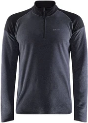 Craft Rollkragenshirt CORE EDGE THERMAL MIDLAYER SCHWARZ/ASPHALT