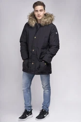 Lonsdale Winterjacke STREETLAM Schwarz/Hellblau/Braun/Beige