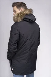 Lonsdale Winterjacke STREETLAM Schwarz/Hellblau/Braun/Beige