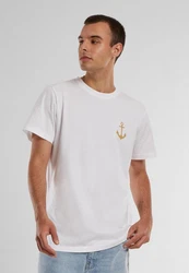 MisterTee Captain Tee Dunkelblau/Weiß
