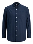 Jack & Jones Plus Langarmhemd Oxford navy