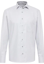 Eterna Langarmhemd COMFORT FIT Grau