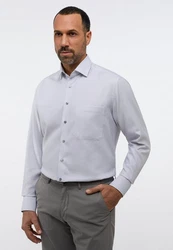 Eterna Langarmhemd COMFORT FIT Grau